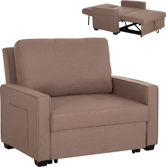Kanna Armchair Bed Beige 113x92x87cm