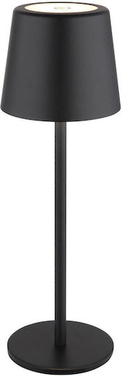 Globo Lighting Πορτατίφ LED με Μαύρο Καπέλο και Βάση