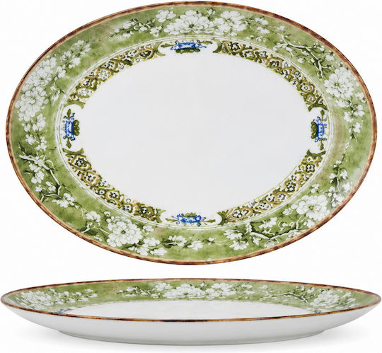 Kutahya Porselen Vintage Oval Serving Platter Made of Porcelain 6 Pieces