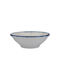 Kutahya Porselen Azure Serving Bowl Round Made of Porcelain White with Diameter 20cm 6 Pieces