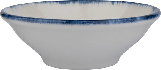Kutahya Porselen Azure Serving Bowl Round Made of Porcelain White with Diameter 20cm 6 Pieces