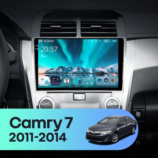Teyes Car Audio System for Toyota Camry 2011-2014 Bluetooth USB WiFi GPS Apple CarPlay Android Auto with 10.36" Touch Screen