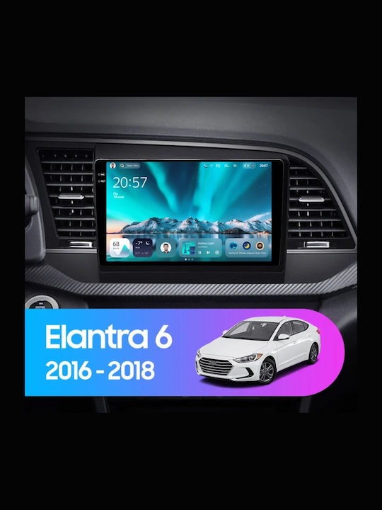 Teyes Sistem Audio Auto Pentru Hyundai Elantra 2018-2020 Bluetooth USB Wi-Fi GPS Apple CarPlay Android Auto Cu Ecran Tactil 9.5"