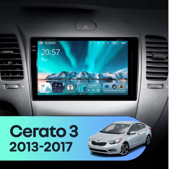 Teyes Cc4 Navigație Auto Kia Cerato 3 2012-2017 6+128gb 9.5" Qled Octa-core 2.7ghz Android 4g Bluetooth 5.1 Versiune Dsp C