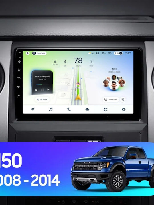Teyes Cc4l Dts Navigație Auto Ford F150 2009-2014 6+64gb 9" Qled Qualcomm 2ghz Android 4g Bluetooth 5.1 Dsp Variantă B
