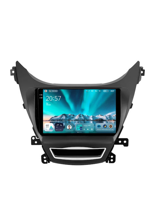 Teyes Cc4 Navigație Auto Hyundai Elantra 5 2010-2016 6+128GB 9.5" QLED Octa-Core 2.7GHz Android 4G Bluetooth 5.1 DSP Variantă A