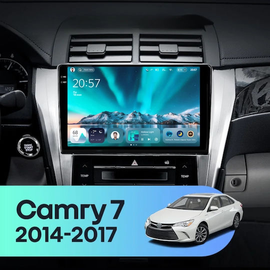 Cc4 Car Navigation Toyota Camry 7 2014-2017 8+128gb 10.36" Qled Octa-core 2.7ghz Android 4g Bluetooth 5.1 Dsp Variant A