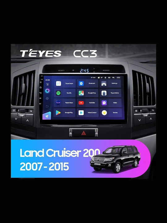 Teyes Cc4 Pro Navigație Auto Asistată AI Toyota Croazieră Pe Uscat Lc J100 2002-2007 8+128gb 9,5" Qled Android 13 5g 7.1 Dsp Carplay
