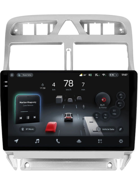 Navigație Auto Asistență AI Teyes CC4 Pro Peugeot 307 2001-2008 8+128GB 9.5" QLED Android 13 5G 7.1 DSP CarPlay