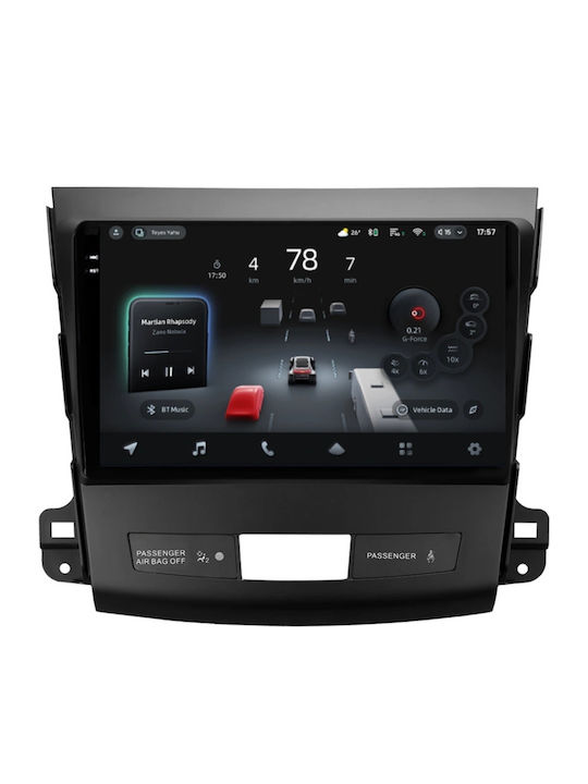 Teyes Cc4 Pro Navigație Auto Asistată AI Peugeot 4007 2007-2012 8+128GB 9.5" QLED Android 13 5G 7.1 DSP CarPlay