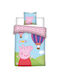 BrandMac Einzeln Baumwolle Bettlaken Peppa Pig 100x140cm