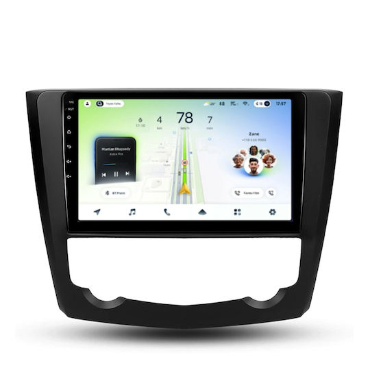 Teyes Auto-Audiosystem für Renault Kadjar 2015-2017 mit Touchscreen 9 Zoll Bluetooth USB Eingebautes Wi-Fi GPS Apple CarPlay Android Auto