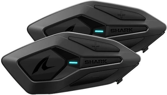 Shark Interfon dublu pentru cască de motocicletă cu Bluetooth