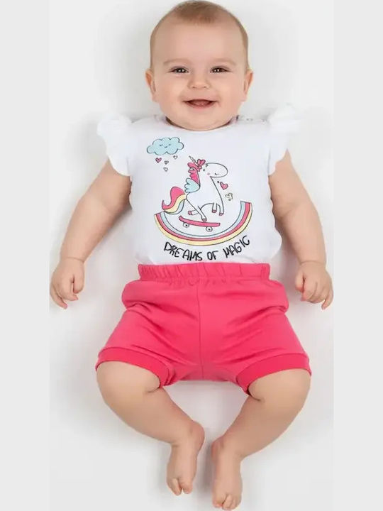 Dreams by Joyce Summer Set 2 Pieces Unicorn Rai...