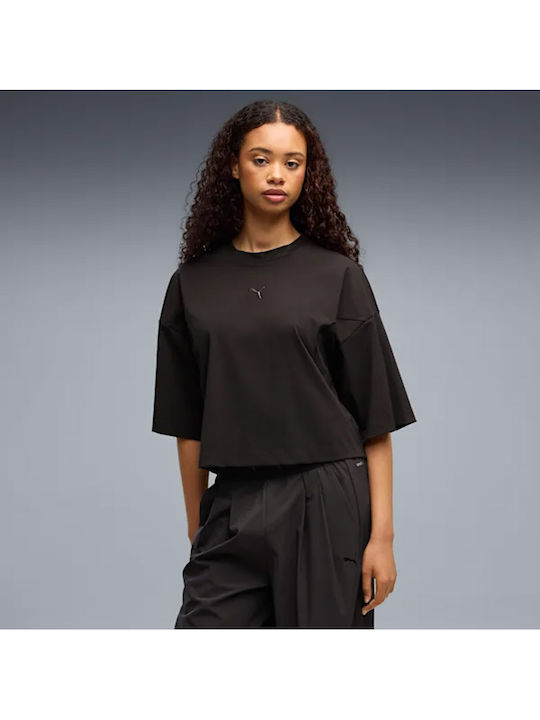 PUMA Sense Γυναικείο Αθλητικό Oversized Crop T-...