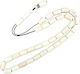 Kompologadiko Worry Beads with 33 Beads from White Camel Bone