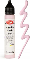 Candle Wax Pen Viva Decor Candle Decoration Pen 28ml Pastel Pink