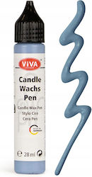 Candle Wax Pen Viva Decor Candle Decoration Pen 28ml Blue Grey