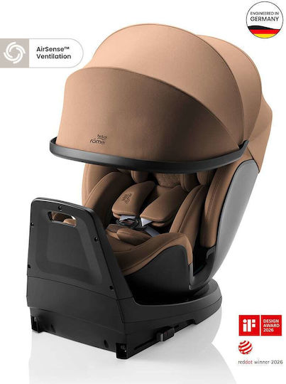 Britax Romer Swivel Grow Max Air Car Seat i-Size with Isofix Warm Caramel