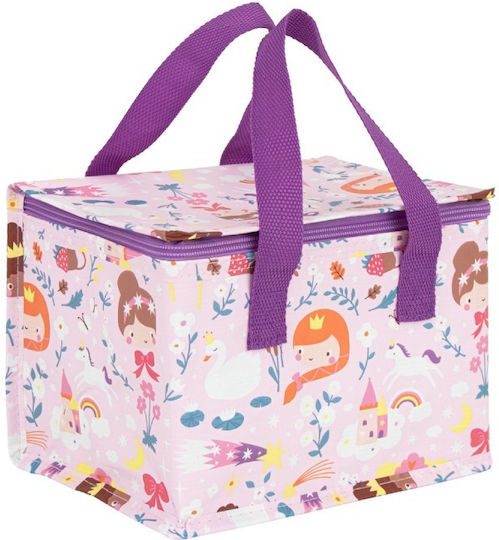 A Little Lovely Company School Insulated Handheld Lunch Bag 16x16x23cm