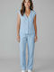Light Blue Women's Vest 2558lightblue