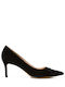 Wildleder Pumps Schwarz