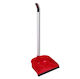 Plastic Dustpan with Stick Red