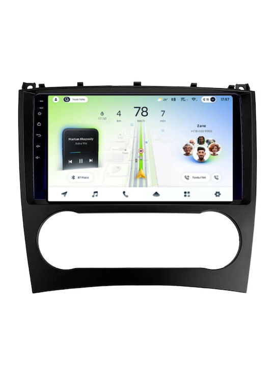 Teyes Cc4l Dts Navigație Auto Mercedes-Benz Clasa C W203 2004-2011 6+64GB 9" QLED Qualcomm 2GHz Android 4G Bluetooth 5.1 DSP