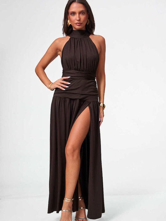 Decoro Maxi Dress Dark Brown