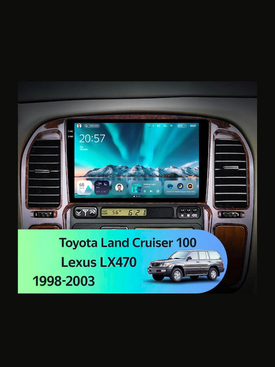 Teyes Cc4 Navigație Auto Lexus Lx 1998-2008 6+128GB 9.5" QLED Octa-Core 2.7GHz Android 4G Bluetooth 5.1 DSP Variantă A
