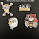 Insigne Decorative Polo Pins Patches 6 Bucăți