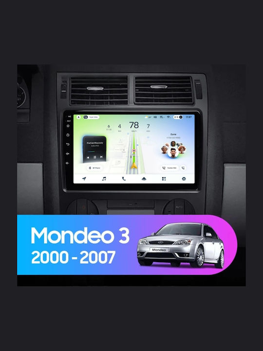 Teyes Cc4l Dts Автомобилен Навигатор Ford Mondeo 2 2001-2007 6+64gb 9" Qled Qualcomm 2ghz Android 4g Bluetooth 5.1 Dsp Версия B