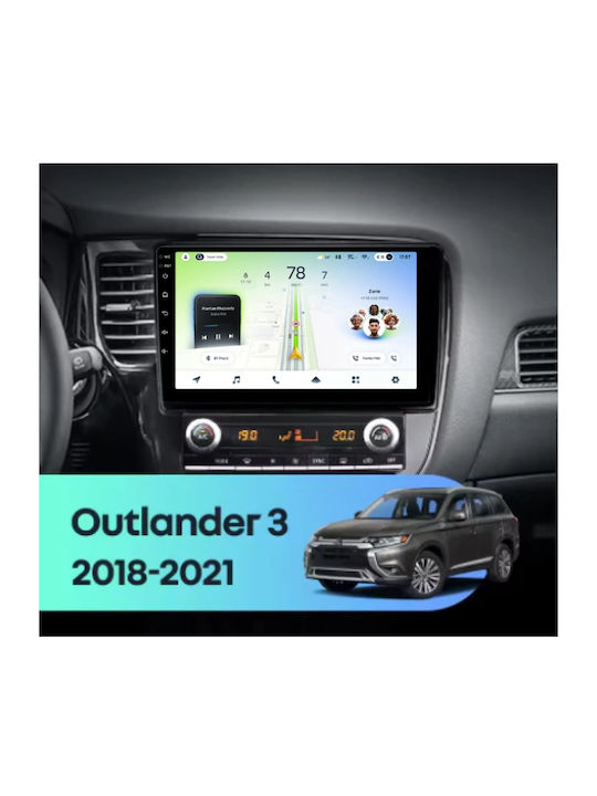 Teyes Cc4l Dts Navigație Auto Mitsubishi Outlander 3 2018-2021 6+64gb 10.2" Qled Qualcomm 2ghz Android 4g Bluetooth 5.1 Versiune Dsp B