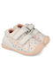 Kids Sneakers with Hoop & Loop Closure Multicolour