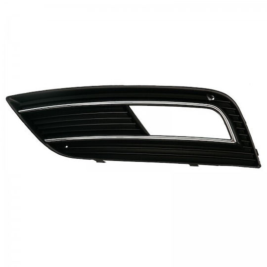 Audi A4 2011.11 Γρίλια Προφυλακτήρα Άνοιγμα Αλογόνες Χρώμιο Αριστερό Φτερό