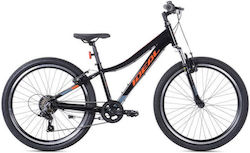 Ideal Strobe 24" 2026 Μαύρο Mountain Bike με 21...