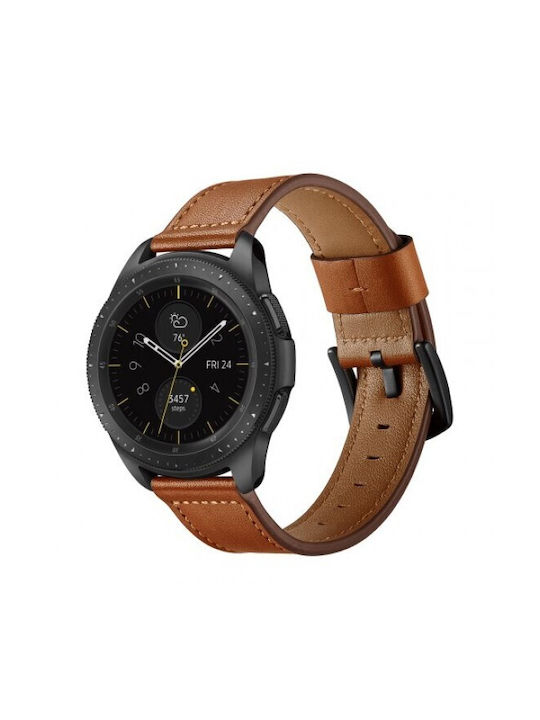 Tragbares Lederarmband Mit Scharfem Ende Für Xiaomi Watch 5 47mm Braune