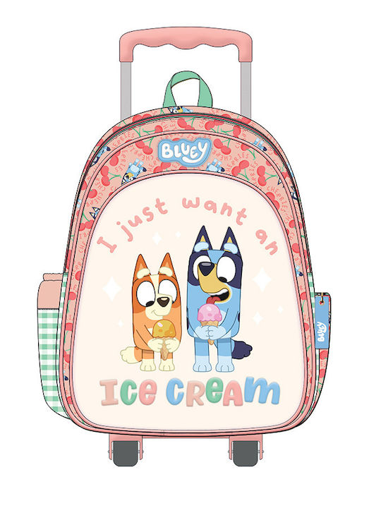 Bluey Schulranzen Trolley Kindergarten mit Flaschenhalter Mehrfarbig 24 x 12 x 30cm 2026 Bluey Schulranzen Trolley Kindergarten mit Flaschenhalter Mehrfarbig 24 x 12 x 30cm 2026