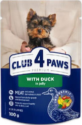 Club 4 Paws Wet Food For Puppies With Duck 100gr Club 4 Paws Wet Food For Puppies With Duck 100gr
