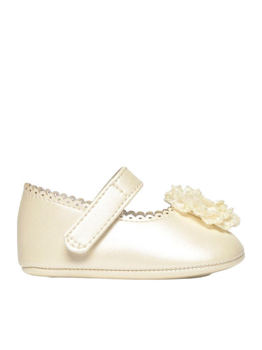 Mayoral Baby Soft-Sole Beige Ballet Flats