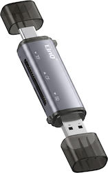 Linq Memory Card Reader Sd Microsd Cf Dual Connector Usb-c Usb-a Black Linq Memory Card Reader Sd Microsd Cf Dual Connector Usb-c Usb-a Black