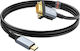 Linq Видео адаптер кабел USB-C към VGA 1.8m Full HD 1080p резолюция Черен
