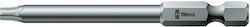 Wera 1/4" Din3126e6.3 Μακρύ Σκληρό Τρυπάνι Βίδες Torx T15x89mm