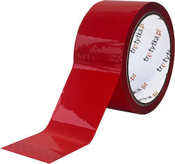 Tretytka Verpackungsfolie 48mm x 50m in Rote Farbe Tretytka Verpackungsfolie 48mm x 50m in Rote Farbe