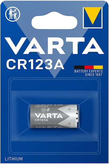 Varta Professionelle Lithium-Batterie CR123A 3V Einweg (Lange Lebensdauer) 1 Stück