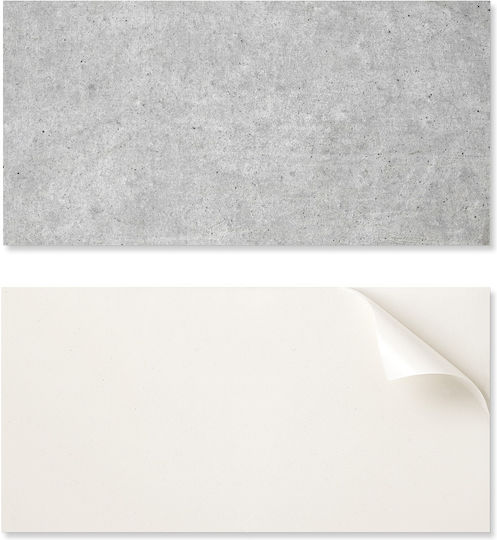 Wandsticker Pvc Design Ideal Flur Textur Unbearbeitet Beton 6x60x30 cm