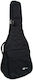 Hard Bag Wasserdichter Musikinstrumentenkoffer für Akustische Gitarre mit Gepolstertem Schwarzen Bezug