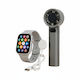 Set Smartwatch Wireless Hand Fan Fan-50 Pro 260295 Grey