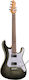 Eko Fire 400 Aurora Flamed Grey Burst Electric Guitar Burst with Case
