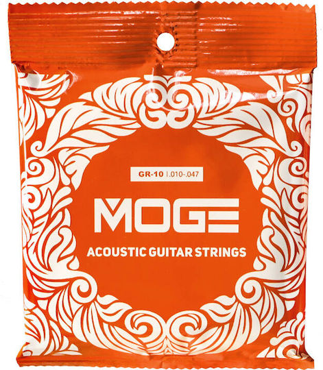 Moge Set of Bronze Acoustic Guitar Strings 10 - 47"